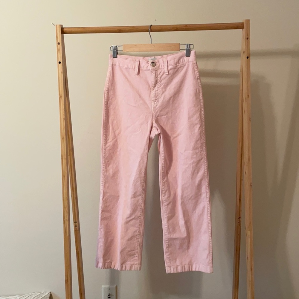 Jcrew high waisted wide leg pants